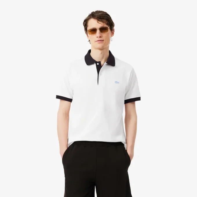 Classic Fit Contrast Rib Pologensere