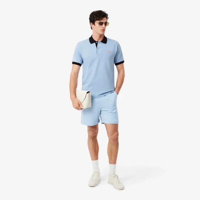 Classic Fit Contrast Rib Pologensere