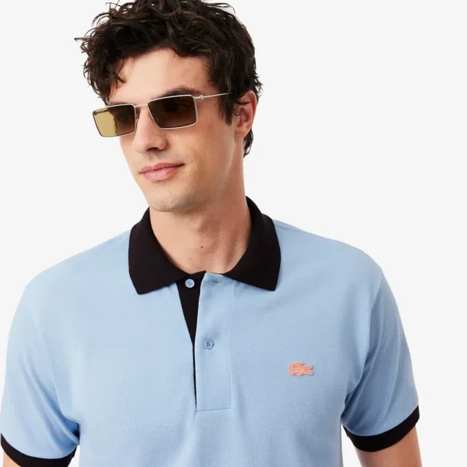 Classic Fit Contrast Rib Pologensere