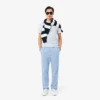 Classic Fit Striped Petit Piqua Pologensere