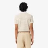 Classic Fit Striped Petit Piqua Pologensere