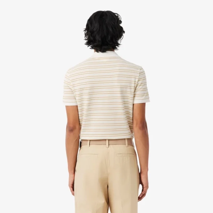 Classic Fit Striped Petit Piqua Pologensere