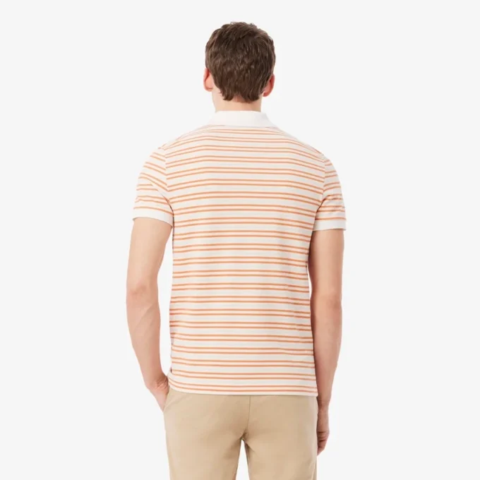 Classic Fit Striped Petit Piqua Pologensere