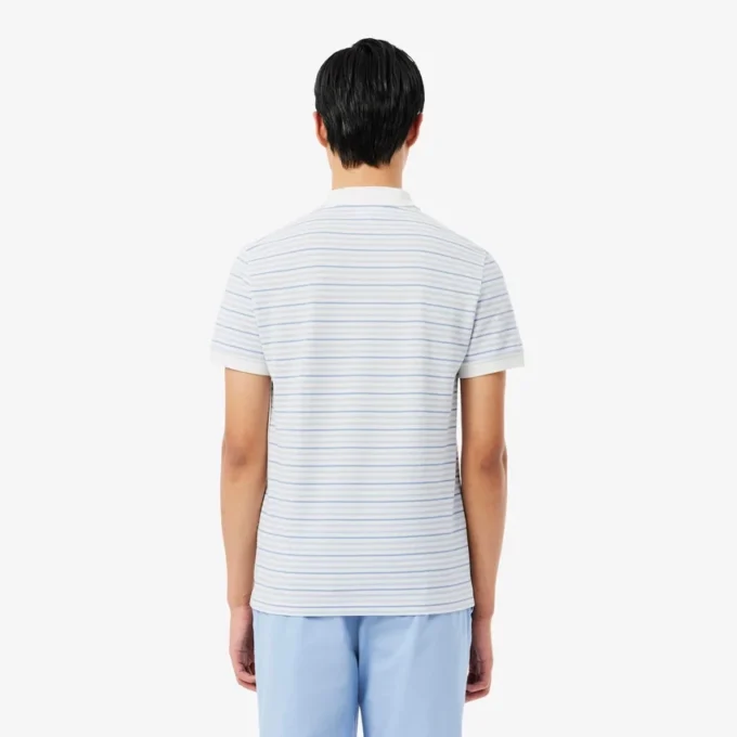 Classic Fit Striped Petit Piqua Pologensere