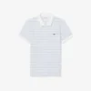 Classic Fit Striped Petit Piqua Pologensere