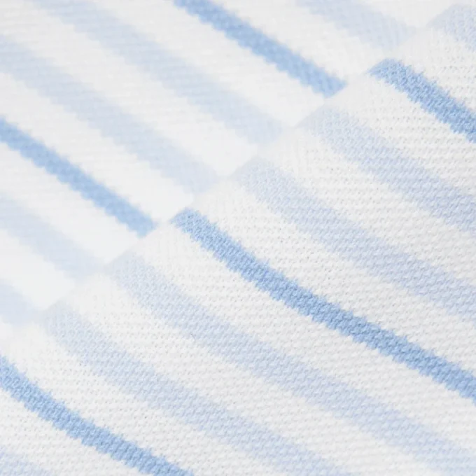 Classic Fit Striped Petit Piqua Pologensere