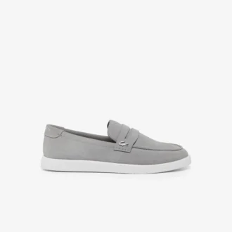 Cochet-loafers i semsket skinn for menn