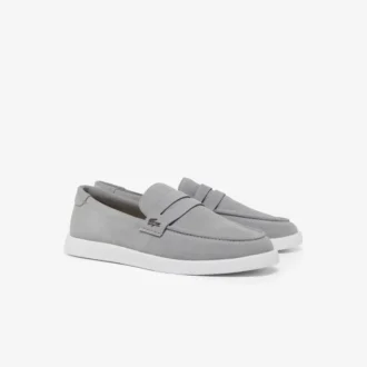 Cochet-loafers i semsket skinn for menn