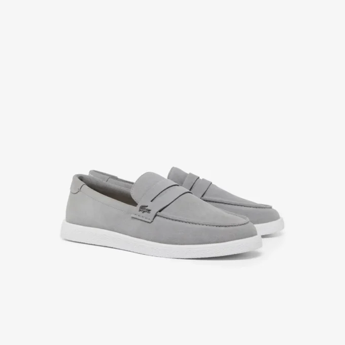 Cochet-loafers i semsket skinn for menn