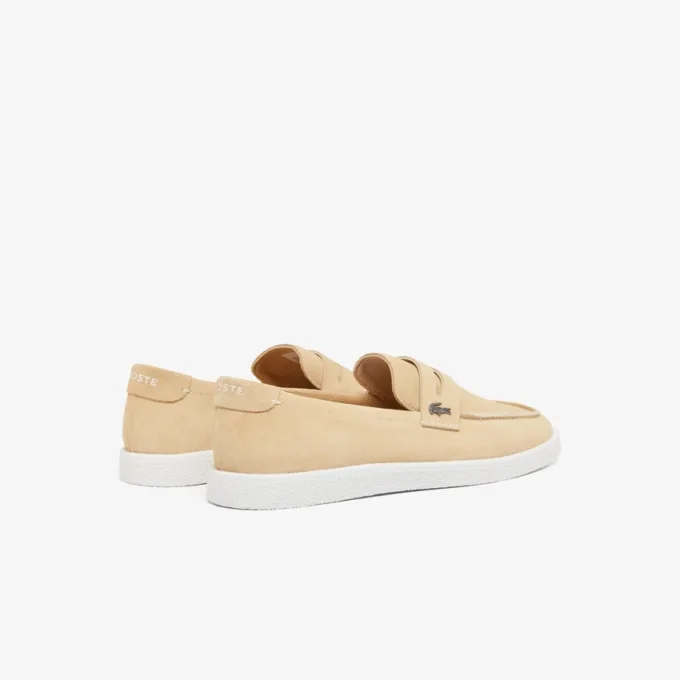 Cochet-loafers i semsket skinn for menn