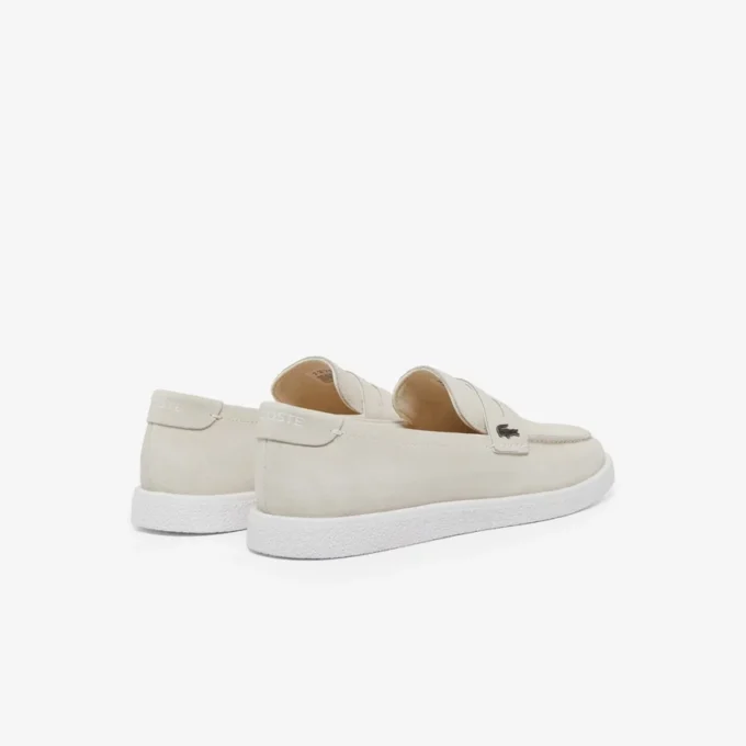 Cochet-loafers i semsket skinn for menn