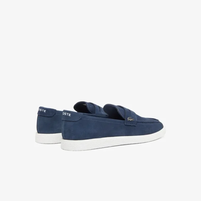 Cochet-loafers i semsket skinn for menn
