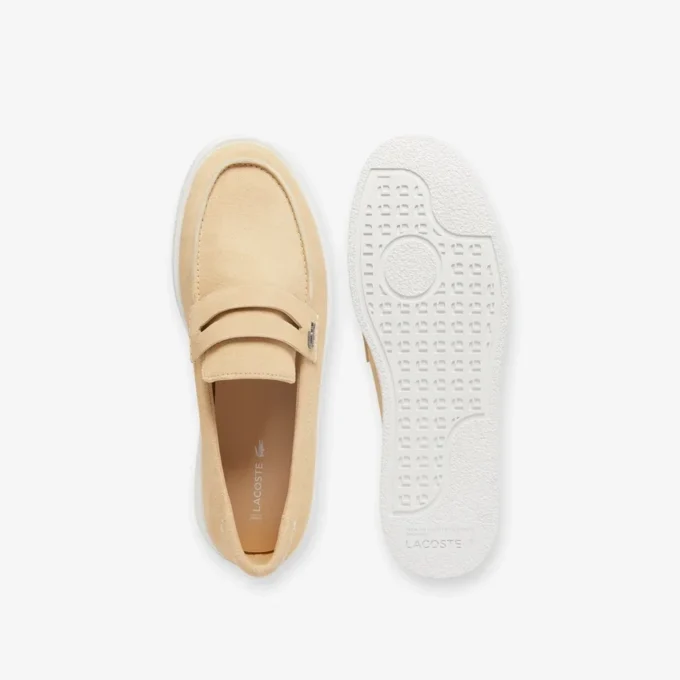 Cochet-loafers i semsket skinn for menn