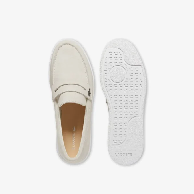 Cochet-loafers i semsket skinn for menn