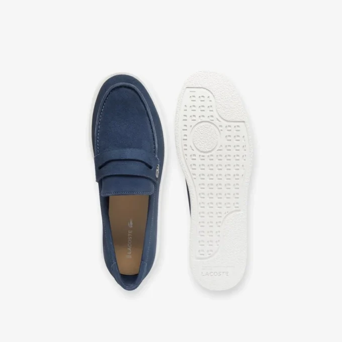 Cochet-loafers i semsket skinn for menn