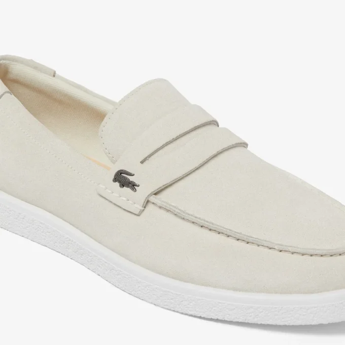Cochet-loafers i semsket skinn for menn