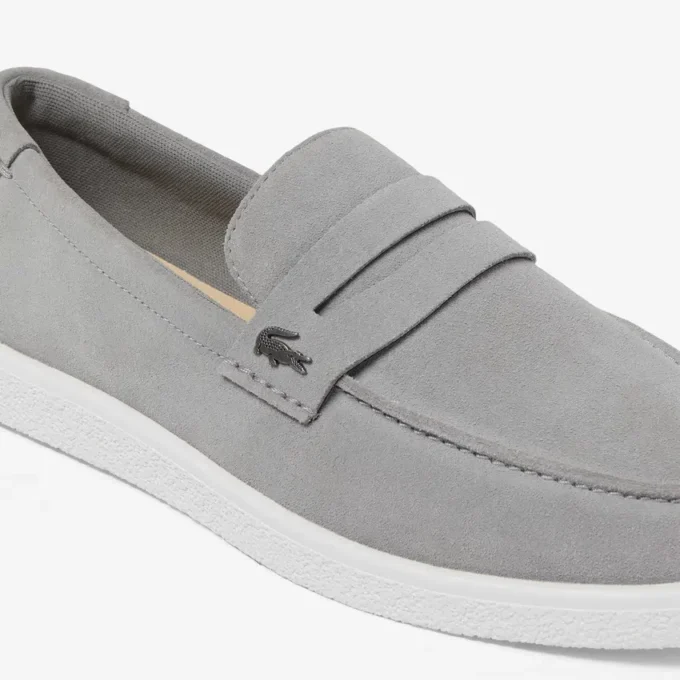 Cochet-loafers i semsket skinn for menn