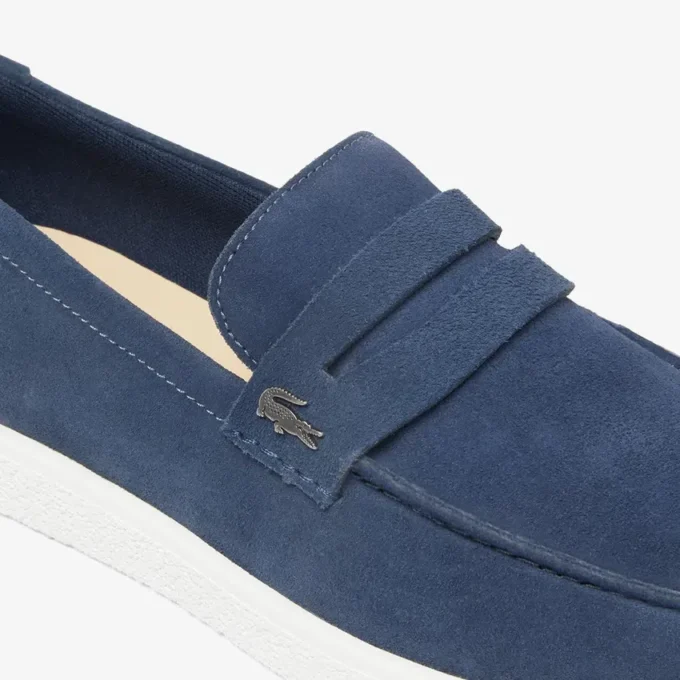 Cochet-loafers i semsket skinn for menn