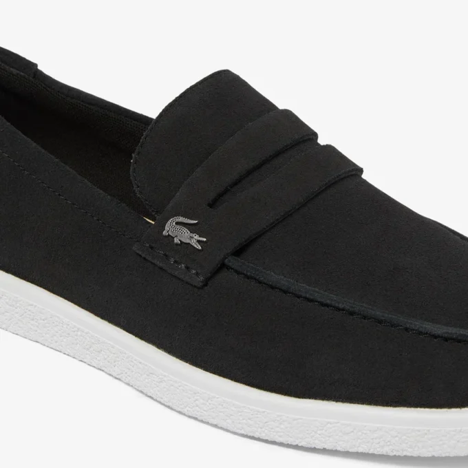 Cochet-loafers i semsket skinn for menn