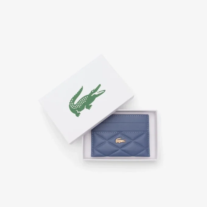 Crocodelle kortlommebok i skinn