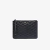 Crocodelle-lærclutch