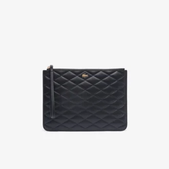 Crocodelle-lærclutch