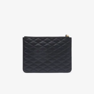 Crocodelle-lærclutch