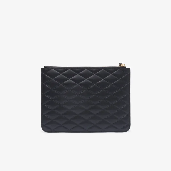 Crocodelle-lærclutch