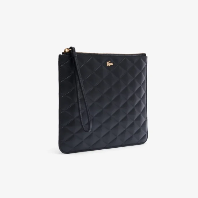 Crocodelle-lærclutch