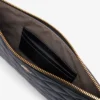 Crocodelle-lærclutch