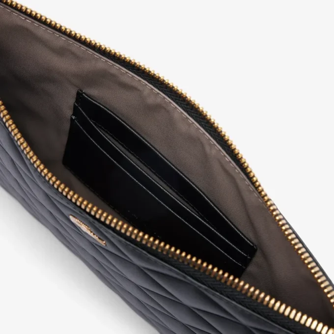 Crocodelle-lærclutch