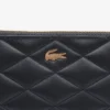 Crocodelle-lærclutch