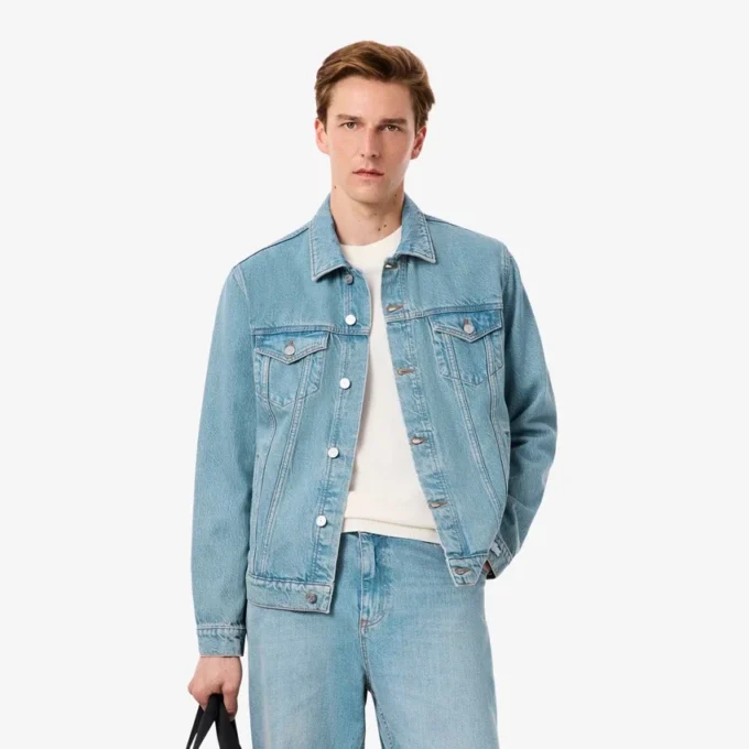 Crocodile-jeansjakke for menn
