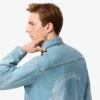 Crocodile-jeansjakke for menn