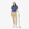 Damegolfpolo med normal passform og UV-beskyttelse