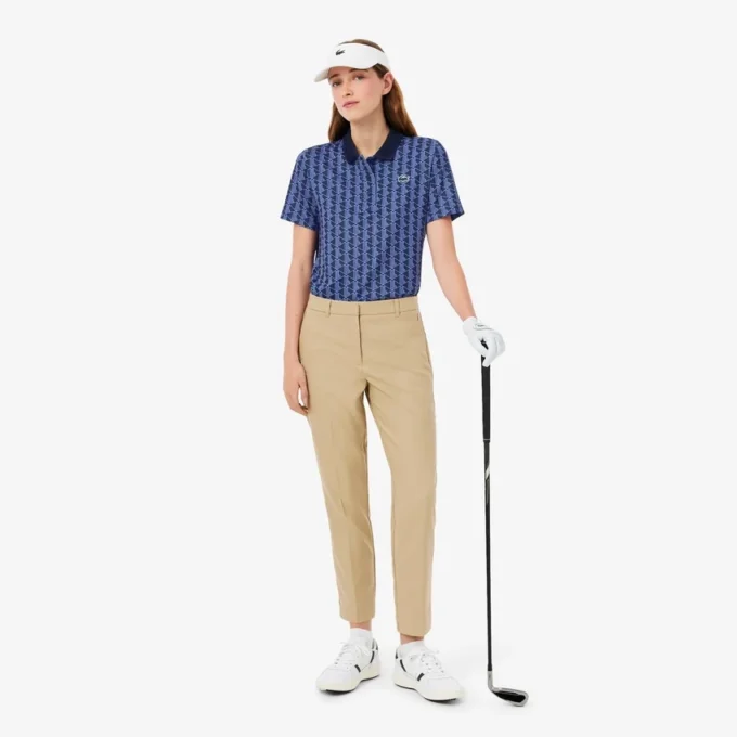 Damegolfpolo med normal passform og UV-beskyttelse