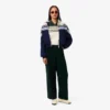 Damemodell, produsert i Frankrike, slim fit, stripet pologenser