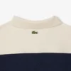 Damemodell, produsert i Frankrike, slim fit, stripet pologenser