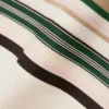 Damemodell, produsert i Frankrike, slim fit, stripet pologenser