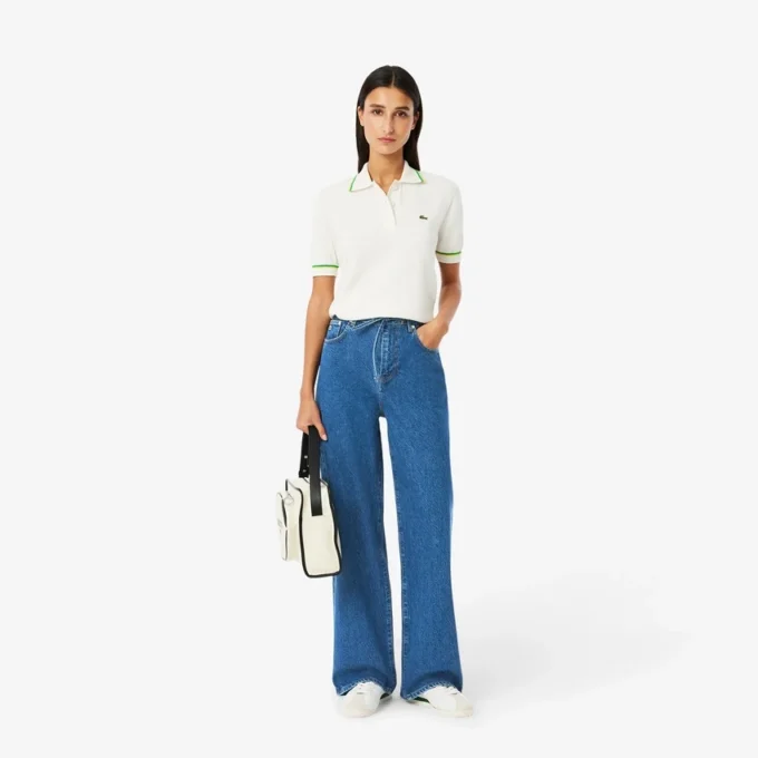 Damenjeans med vid ben