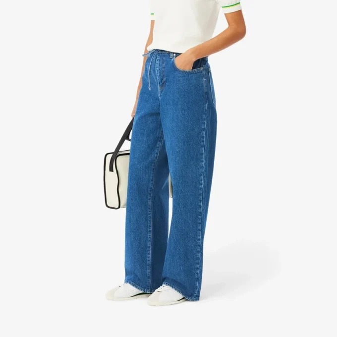 Damenjeans med vid ben