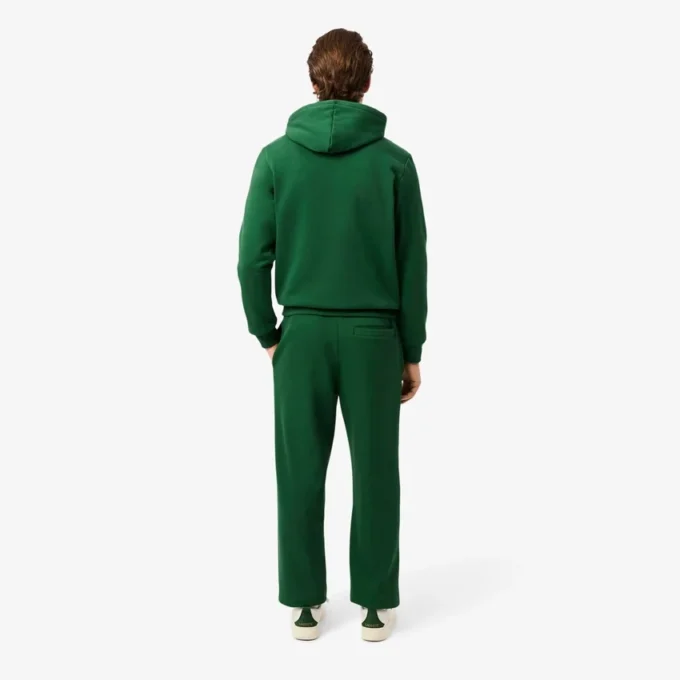 Dobbeltsidig piqué-joggebukse for menn