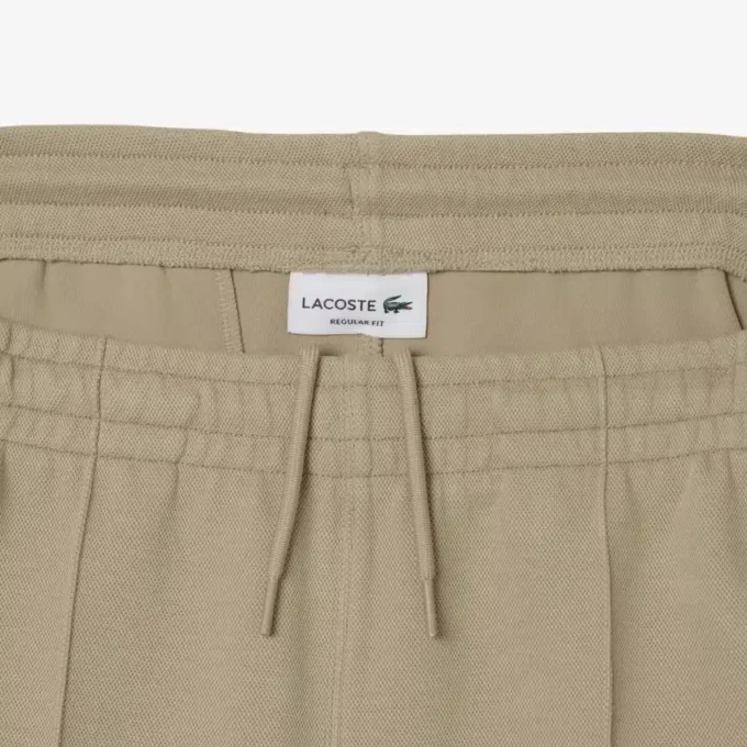 Dobbeltsidig piqué-joggebukse for menn