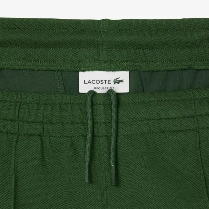 Dobbeltsidig piqué-joggebukse for menn