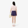 Dobbeltsidige piqué-shorts for kvinner