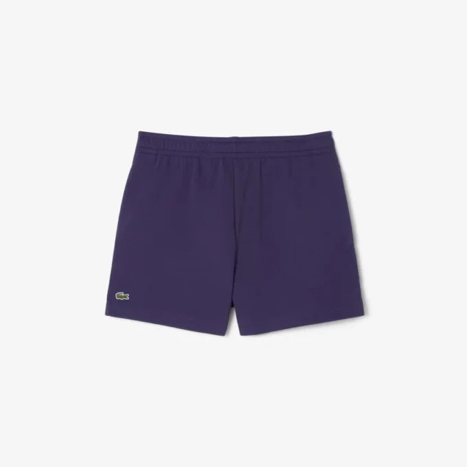 Dobbeltsidige piqué-shorts for kvinner