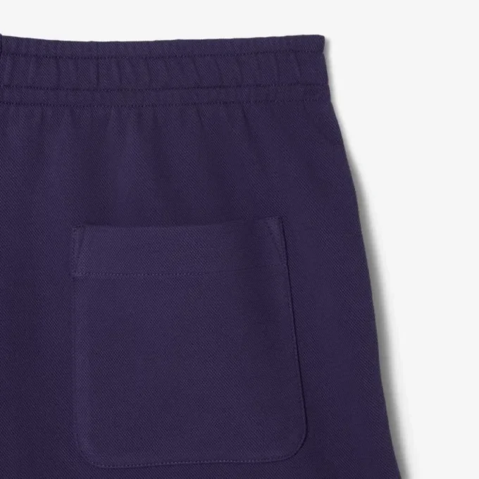 Dobbeltsidige piqué-shorts for kvinner