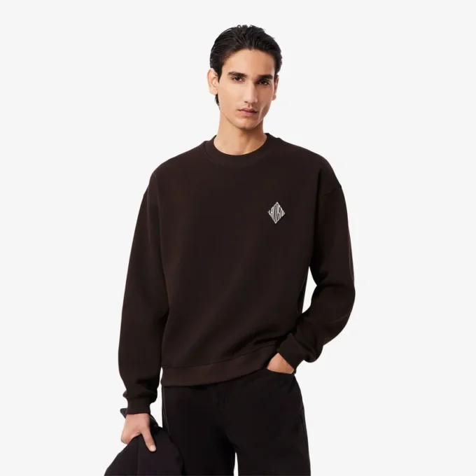 Double Face Piqua Badge-sweatshirt