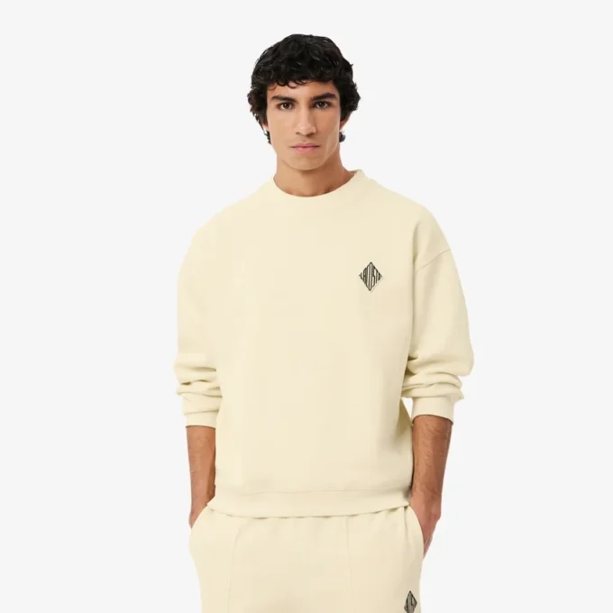 Double Face Piqua Badge-sweatshirt