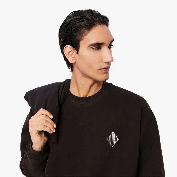 Double Face Piqua Badge-sweatshirt